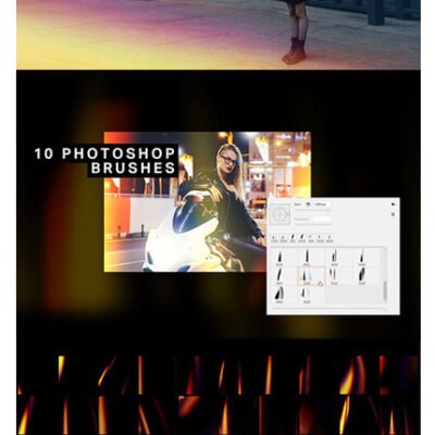 GraphicRiver Fiery Light Leak Kit