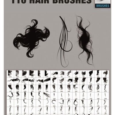 Hair Brushes Collection For Photoshop