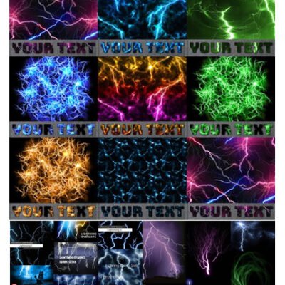 Lightning Overlays And Brushes For Photoshop
