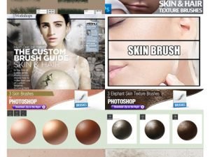 Skin Textures Photoshop Brushes Collection