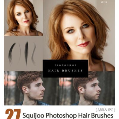 Squijoo Photoshop Hair Brushes