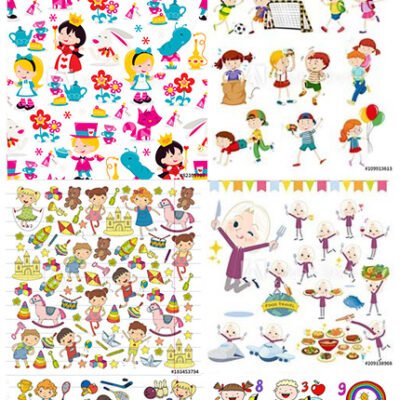 Children Doing Different Activities