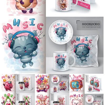 Design 3d T-Shirts With Funny Characters