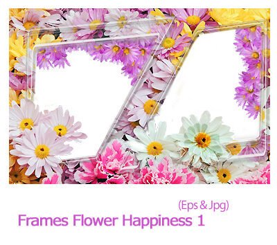 Frames Flower Happiness 01