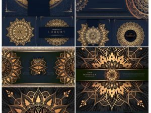 Luxury Mandala Gold Decor Arabic Islamic Background