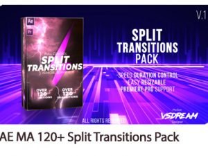 Motion Array 120 Split Transitions Pack After Effects