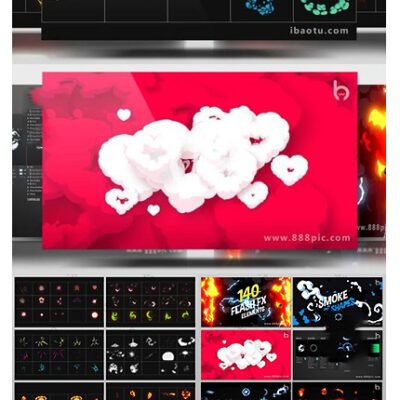 pikbest 354 sets of cartoon effect mg elements