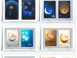 Set Ramadan Posters Templates