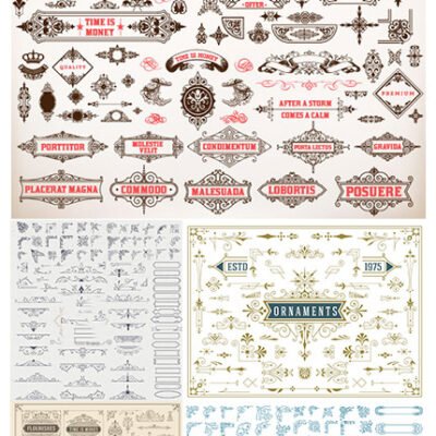 Swirls Scrolls Logos And Design Elements