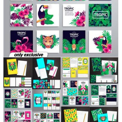 Tropical Printable Set