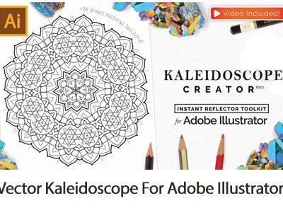 Vector Kaleidoscope For Adobe Illustrator