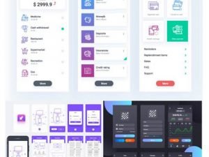 Vectors Mobile Flat UI Elements