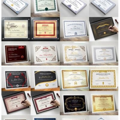 Vintage Certificate Bundle