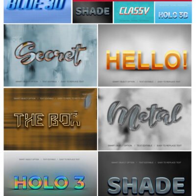 3D Bundle Photoshop Layer Style
