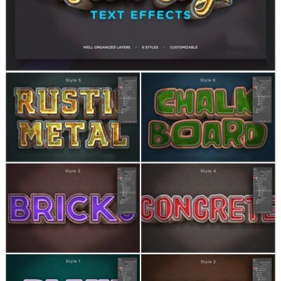 3D Neon Sign Text Effects