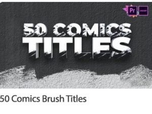 50 Comics Brush Titles