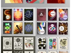 56 Poster Templates Collection In Vector