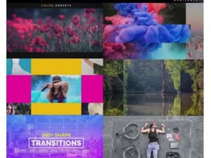 600 Pack Transitions Light Leaks Color Presets