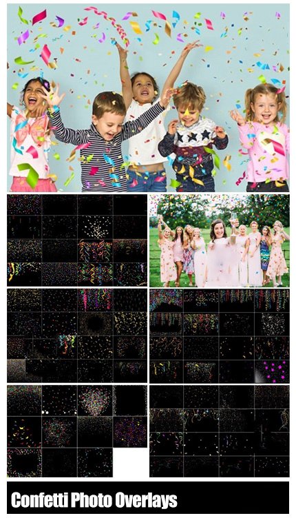 75.festive.confetti.photo.overlays 75 Festive Confetti Photo Overlays