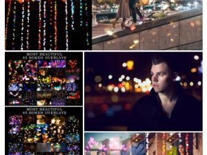 85 Light Bokeh Photo Overlays Hearts