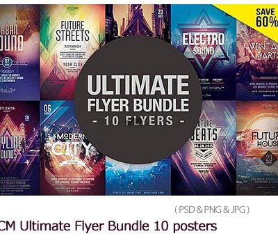 CM Ultimate Flyer Bundle 10 posters