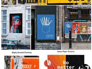 CM Urban Poster Mockup Bundle