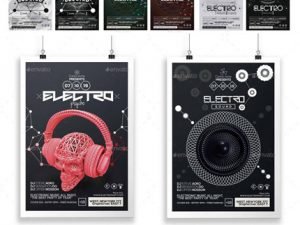 GraphicRiver Electro Bundle Poster And Flyer Templates