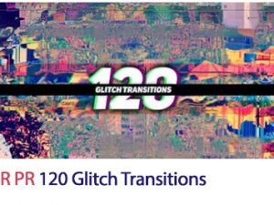 MotionArray 120 Glitch Transitions Premiere Pro