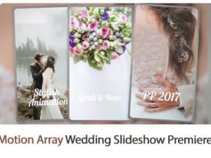 Motion Array Wedding Slideshow Premiere Pro Templates