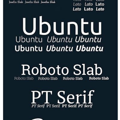 10 Professional Fonts for Web Designers