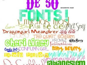 50 Exclusive Design Fonts