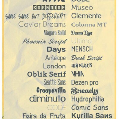 84 Beautiful Fonts