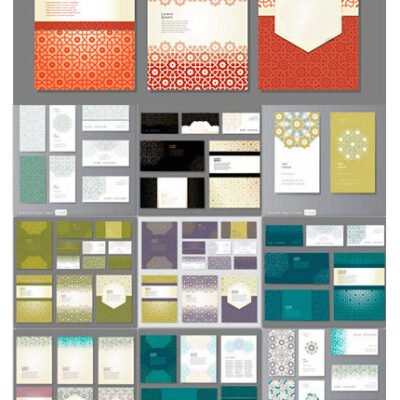 Banners And Visit Cards Set