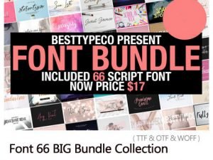 Font 66 BIG Bundle Collection