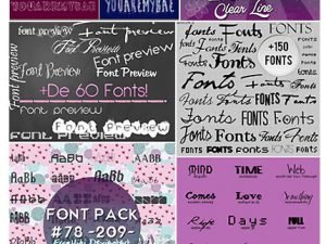 Mega 722 Fonts Pack