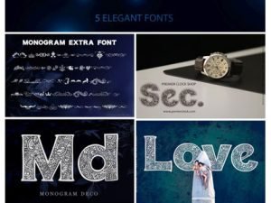 Monogram Font Family