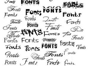 Over 1000 Free Fonts