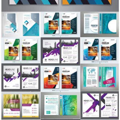 Brochure Flyer Template Design Vector 96