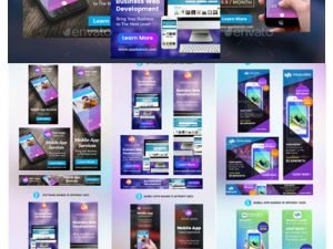 Graphicriver Mobile Apps Banner Pack