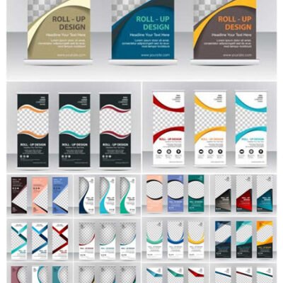 Roll Up Banner Stand Template Design