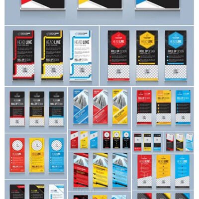 Roll Up Banners For Web And Advertisement