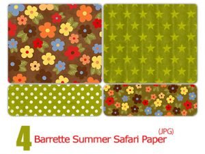 Barrette Summer Safari Paper Pattern