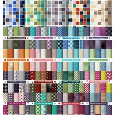 Abstract Seamless Patterns In Vector 13