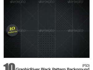 Black Pattern Packground Texture