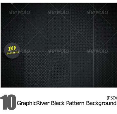 Black Pattern Packground Texture