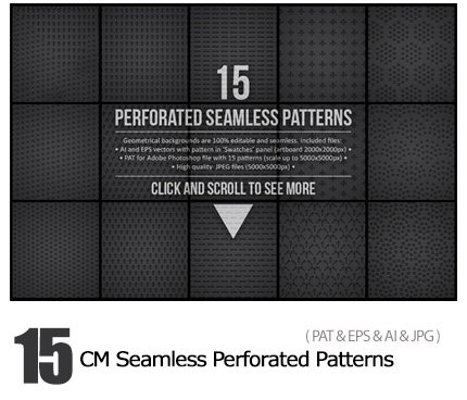 cm.15.seamless.perforated.patterns CM 15 Seamless Perforated Patterns