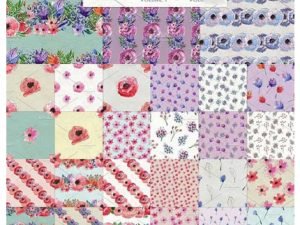 CM 54 Floral Watercolor Patterns