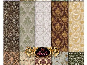 French Wallpaper Photoshop Patterns