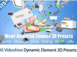 Videohive Dynamic Element 3D Presets After Effects Presets