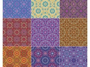 Seamless Oriental Ornamental Pattern Vector